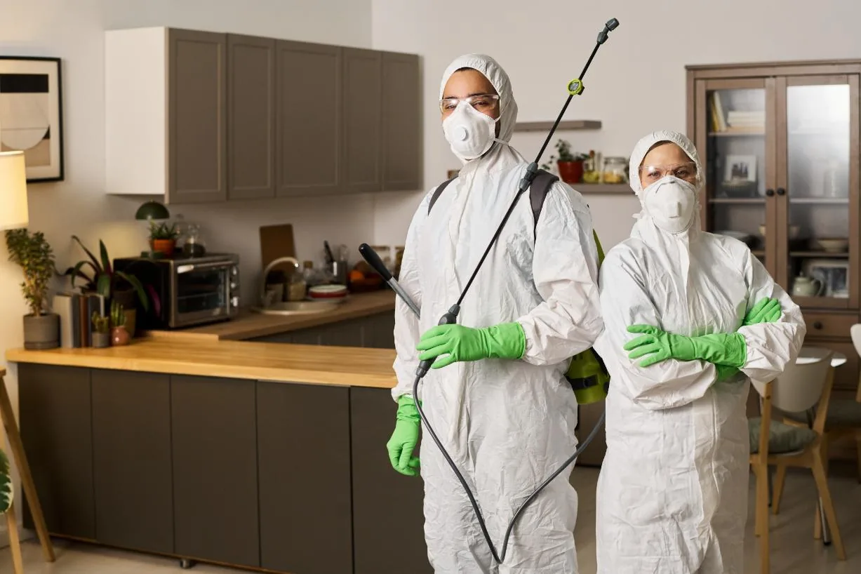 SureFix Pest Control team preparing for a local service visit